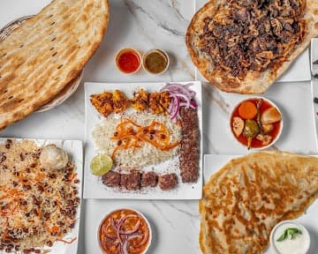 Grand Afghan feast platter