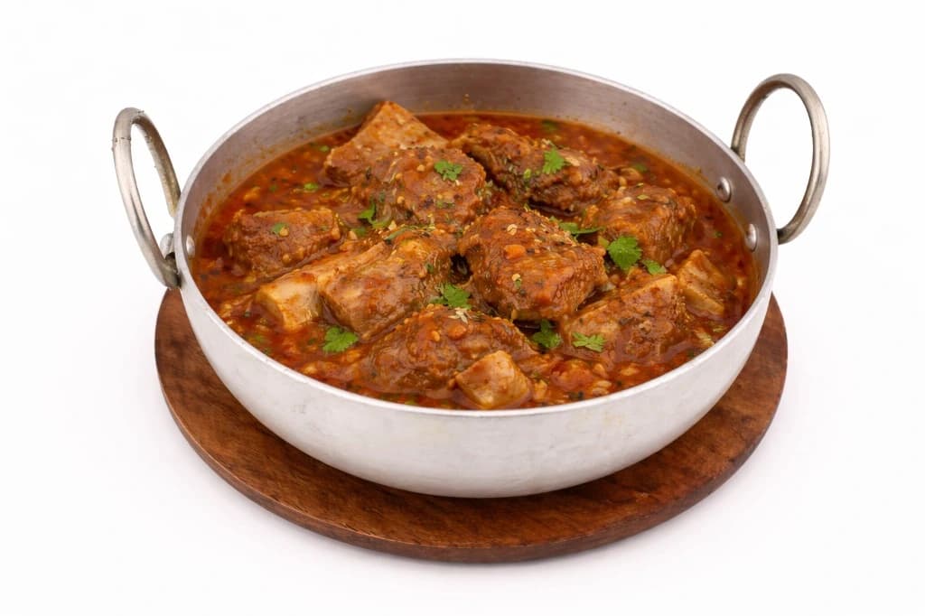 Authentic Afghan Lamb Karayee Shinwari — Premium lamb cooked Shinwari-style in its own fat with fresh...