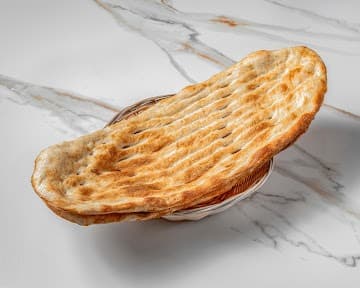 Freshly baked Afghan Naan bread